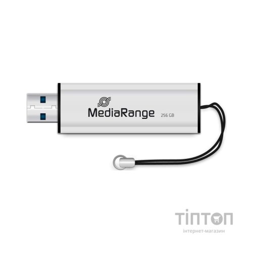 USB флеш накопичувач Mediarange 256GB Black/Silver USB 3.0 (MR919)
