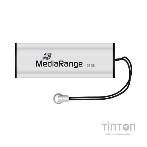 USB флеш накопичувач Mediarange 32GB Black/Silver USB 3.0 (MR916)