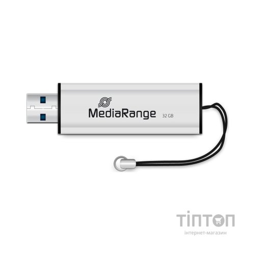 USB флеш накопичувач Mediarange 32GB Black/Silver USB 3.0 (MR916)