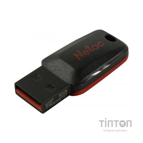 USB флеш накопичувач Netac 8GB U197 USB 2.0 (NT03U197N-008G-20BK)