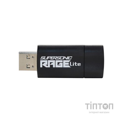 USB флеш накопичувач Patriot 32GB Rage Lite Black USB 3.2 (PEF32GRLB32U)