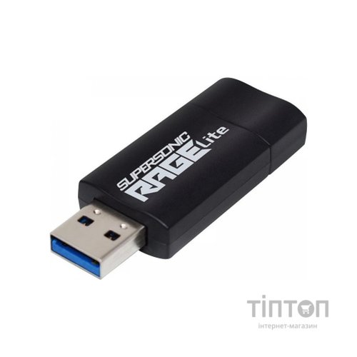 USB флеш накопичувач Patriot 32GB Rage Lite Black USB 3.2 (PEF32GRLB32U)