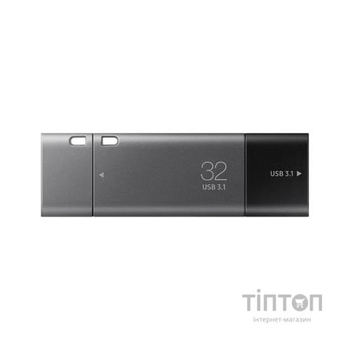 USB флеш накопичувач Samsung 32GB Duo Plus USB 3.0 (MUF-32DB/APC)