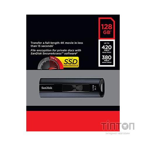USB флеш накопичувач SanDisk 128GB Extreme Pro USB 3.1 (SDCZ880-128G-G46)