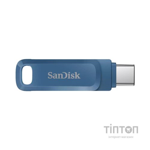 USB флеш накопичувач SanDisk 128GB Ultra Dual Drive Go Navy Blue USB 3.1 Type-C (SDDDC3-128G-G46NB)