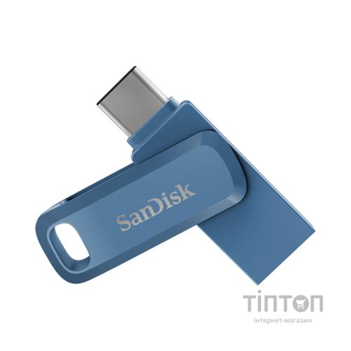 USB флеш накопичувач SanDisk 128GB Ultra Dual Drive Go Navy Blue USB 3.1 Type-C (SDDDC3-128G-G46NB)