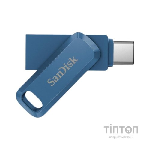 USB флеш накопичувач SanDisk 128GB Ultra Dual Drive Go Navy Blue USB 3.1 Type-C (SDDDC3-128G-G46NB)