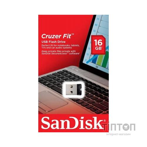 USB флеш накопичувач SanDisk 16GB Cruzer Fit USB 2.0 (SDCZ33-016G-G35)