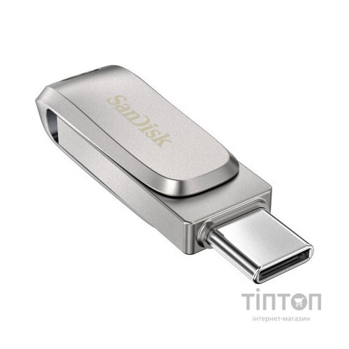 USB флеш накопичувач SanDisk 1TB Ultra Dual Luxe Silver USB 3.2/Type-C (SDDDC4-1T00-G46)