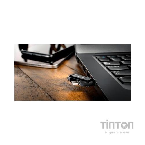 USB флеш накопичувач SanDisk 256GB Ultra Dual Drive Go USB 3.1/Type C (SDDDC3-256G-G46)