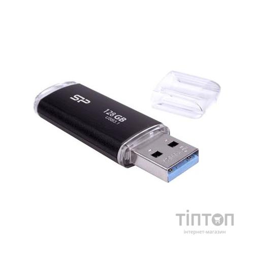 USB флеш накопичувач Silicon Power 128GB Blaze B02 Black USB 3.0 (SP128GBUF3B02V1K)