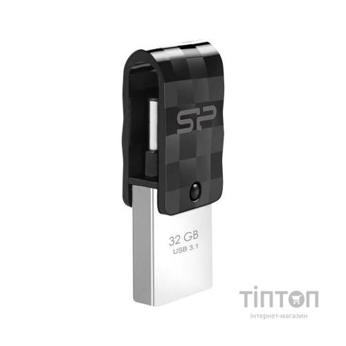 USB флеш накопичувач Silicon Power 32GB Mobile C31 USB 3.1 / USB Type-C (SP032GBUC3C31V1K)