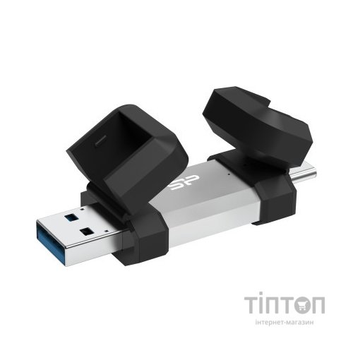 USB флеш накопичувач Silicon Power USB 64G SILICON POWER usb3.2+TypeC Mobile C51 (SP064GBUC3C51V1S)