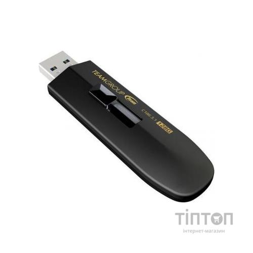 USB флеш накопичувач Team 128GB C186 Black USB 3.0 (TC1863128GB01)