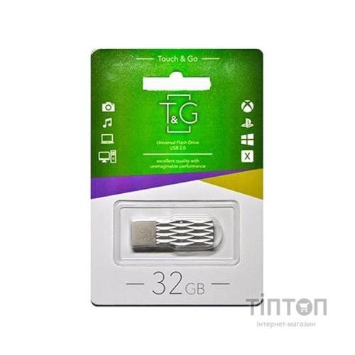 USB флеш накопичувач T&G 32GB 103 Metal Series Silver USB 2.0 (TG103-32G)