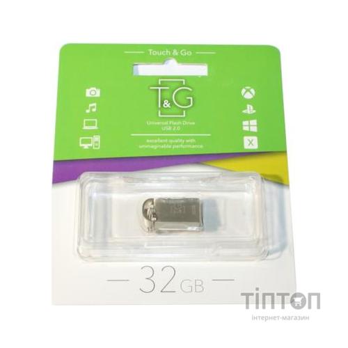 USB флеш накопичувач T&G 32GB 107 Metal Series Silver USB 2.0 (TG107-32G)
