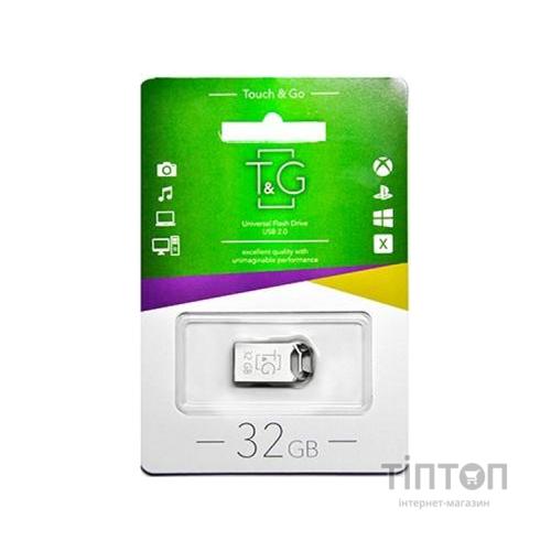 USB флеш накопичувач T&G 32GB 110 Metal Series Silver USB 2.0 (TG110-32G)