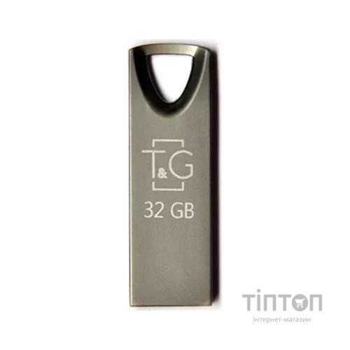 USB флеш накопичувач T&G 32GB 117 Metal Series Black USB 2.0 (TG117BK-32G)