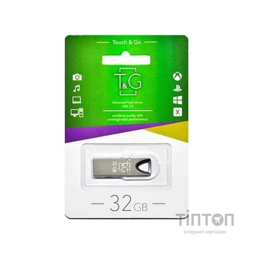 USB флеш накопичувач T&G 32GB 117 Metal Series Black USB 2.0 (TG117BK-32G)