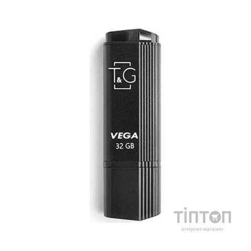 USB флеш накопичувач T&G 32GB 121 Vega Series Black USB 2.0 (TG121-32GBBK)