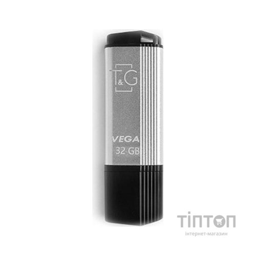 USB флеш накопичувач T&G 32GB 121 Vega Series Silver USB 2.0 (TG121-32GBSL)