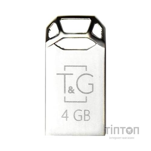 USB флеш накопичувач T&G 4GB 110 Metal Series Silver USB 2.0 (TG110-4G)