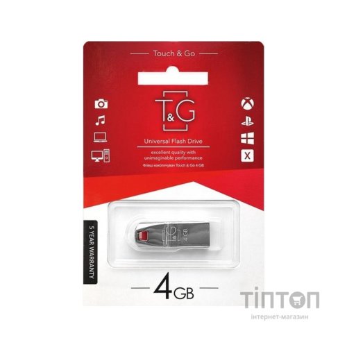USB флеш накопичувач T&G 4GB 115 Stylish Series USB 2.0 (TG115-4G)