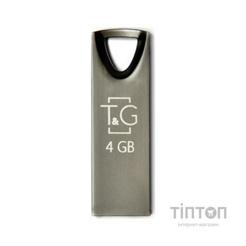 USB флеш накопичувач T&G 4GB 117 Metal Series Black USB 2.0 (TG117BK-4G)