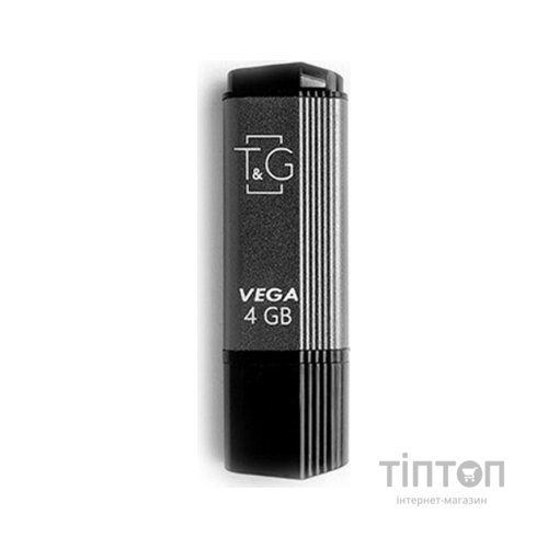 USB флеш накопичувач T&G 4GB 121 Vega Series Grey USB 2.0 (TG121-4GBGY)