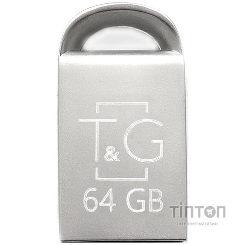 USB флеш накопичувач T&G 64GB 107 Metal Series Silver USB 2.0 (TG107-64G)