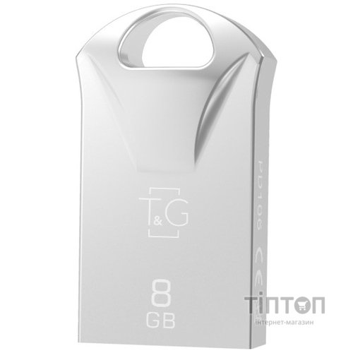 USB флеш накопичувач T&G 8GB 106 Metal Series Silve USB 2.0 (TG106-8G)