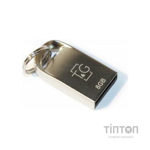 USB флеш накопичувач T&G 8GB 107 Metal Series Silver USB 2.0 (TG107-8G)