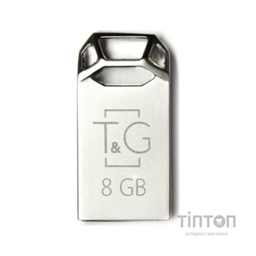 USB флеш накопичувач T&G 8GB 110 Metal Series Silve USB 2.0 (TG110-8G)