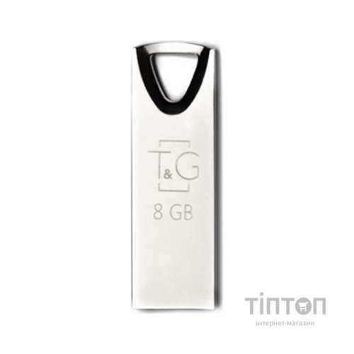 USB флеш накопичувач T&G 8GB 117 Metal Series Silver USB 2.0 (TG117SL-8G)
