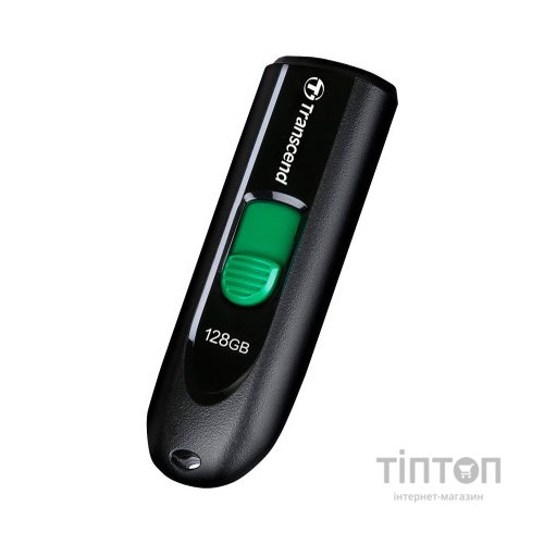 USB флеш накопичувач Transcend 128GB JetFlash 790C Black USB 3.1 (TS128GJF790C)