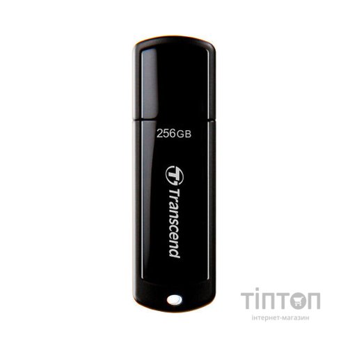 USB флеш накопичувач Transcend 256GB JetFlash 700 Black USB 3.1 (TS256GJF700)