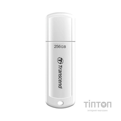 USB флеш накопичувач Transcend 256GB JetFlash 730 White USB 3.1 (TS256GJF730)
