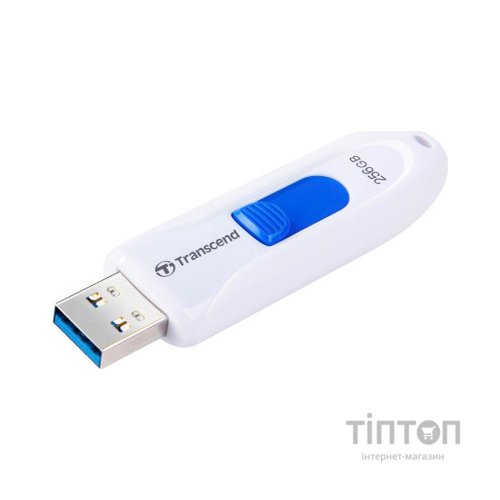 USB флеш накопичувач Transcend 256GB JetFlash 790 White USB 3.1 (TS256GJF790W)