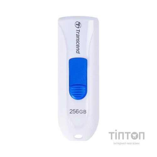USB флеш накопичувач Transcend 256GB JetFlash 790 White USB 3.1 (TS256GJF790W)