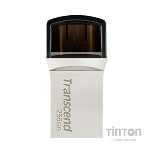 USB флеш накопичувач Transcend 256GB JetFlash 890 USB 3.1/Type-C (TS256GJF890S)
