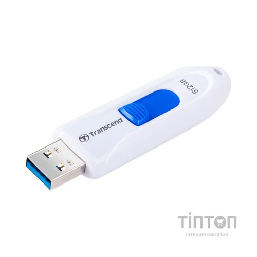 USB флеш накопичувач Transcend 512GB JetFlash 790 White USB 3.1 (TS512GJF790W)