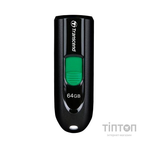 USB флеш накопичувач Transcend 64GB JetFlash 790C Black USB 3.1 Type-C (TS64GJF790C)