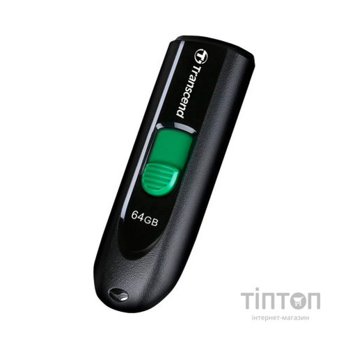 USB флеш накопичувач Transcend 64GB JetFlash 790C Black USB 3.1 Type-C (TS64GJF790C)