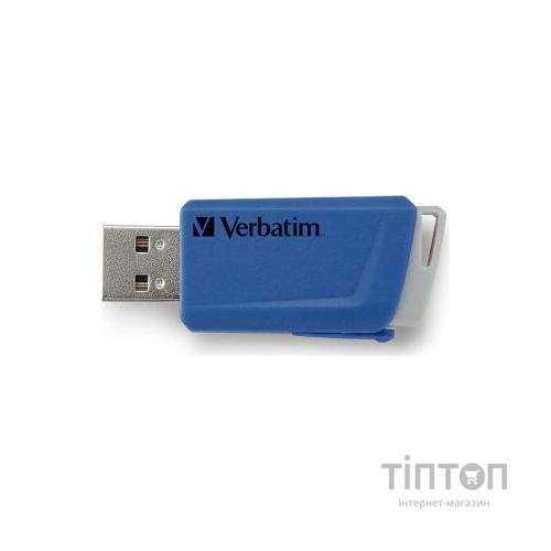 USB флеш накопичувач Verbatim 2x32GB Store 'n' Click Red/Blue USB 3.2 (49308)