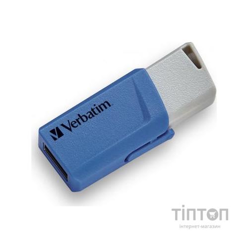 USB флеш накопичувач Verbatim 2x32GB Store 'n' Click Red/Blue USB 3.2 (49308)