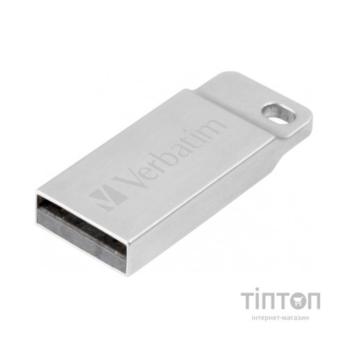 USB флеш накопичувач Verbatim 32GB Metal Executive Silver USB 2.0 (98749)