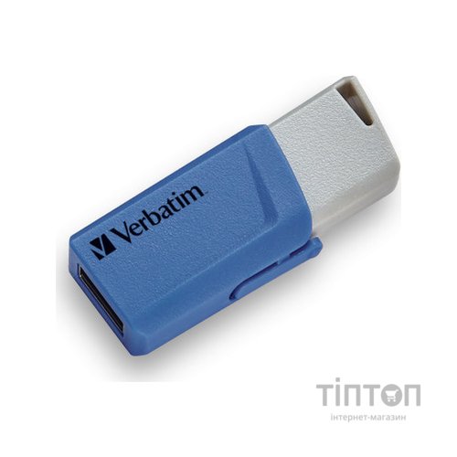 USB флеш накопичувач Verbatim 3x16GB Store 'n' Click Red/Blue/Yellow USB 3.2 (49306)