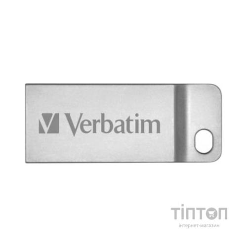USB флеш накопичувач Verbatim 64GB Metal Executive Silver USB 2.0 (98750)