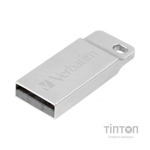 USB флеш накопичувач Verbatim 64GB Metal Executive Silver USB 2.0 (98750)