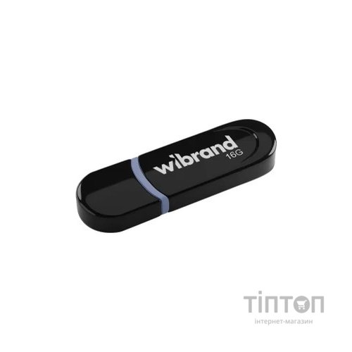 USB флеш накопичувач Wibrand 16GB Panther Black USB 2.0 (WI2.0/PA16P2B)